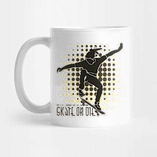 Disco Style Skater Sepia Mug